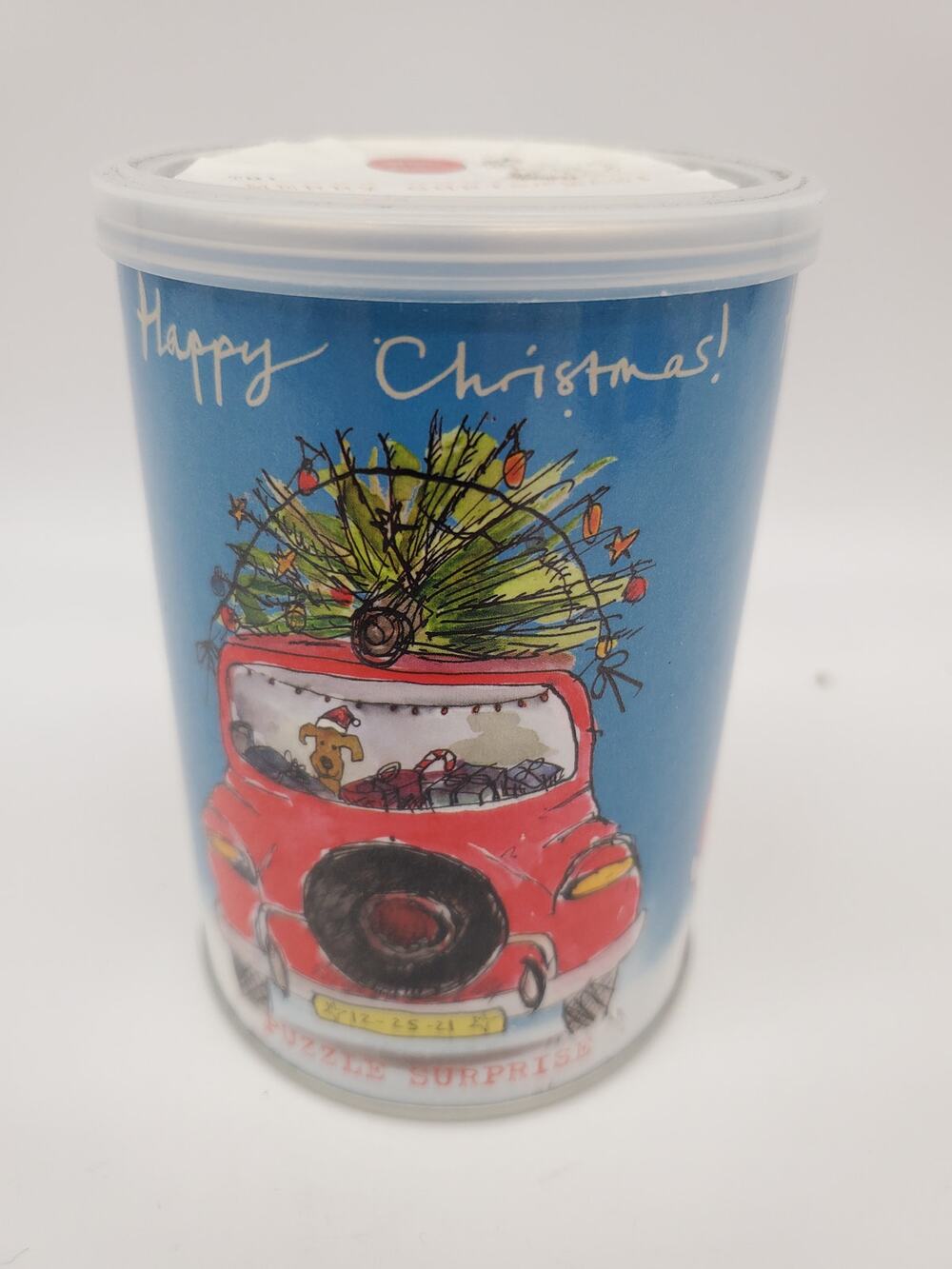 Happy Christmas Surprize Puzzle in a Can